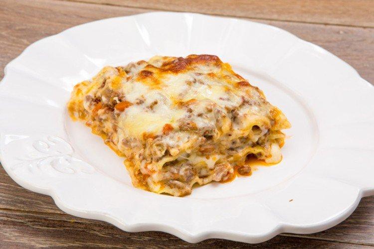 Lasagne carbonara à la viande hachée