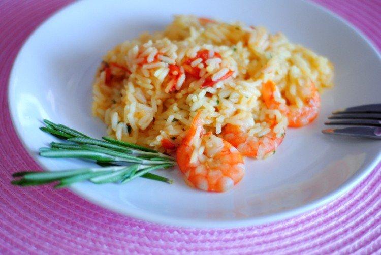 Riz sucré aux crevettes