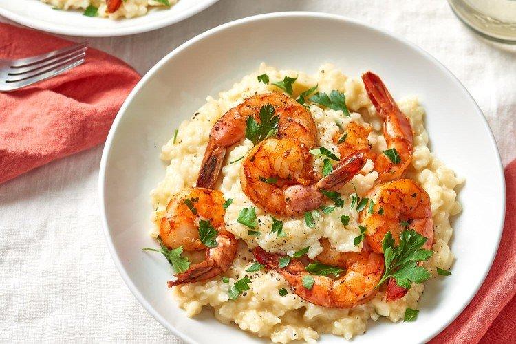 Risotto aux crevettes