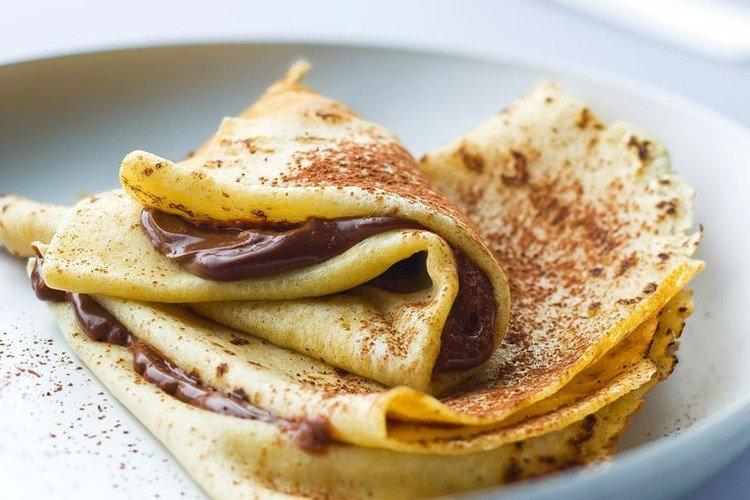 Garniture au chocolat pour crêpes