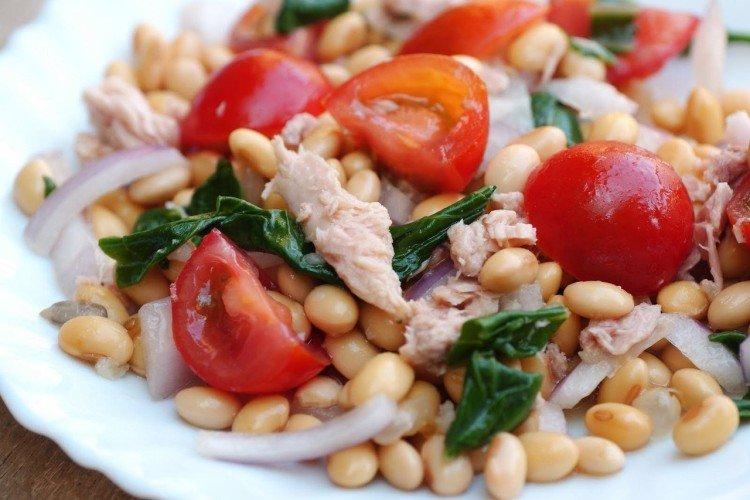 Salade de thon et haricots