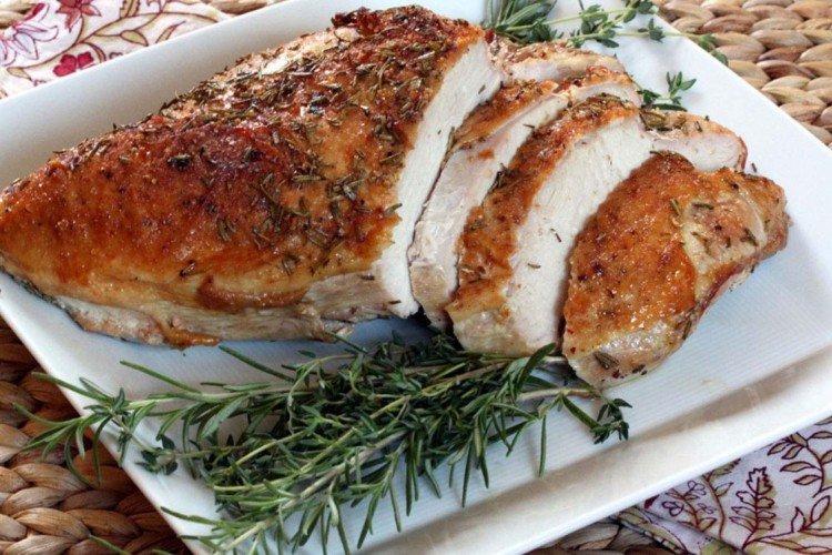 Filet de poulet dans la manche