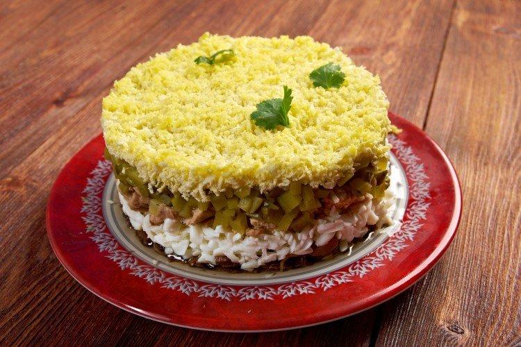 Salade de foie de dinde et champignons