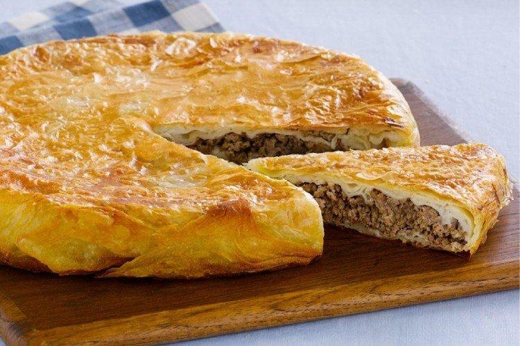 Pâte feuilletée fourrée au foie