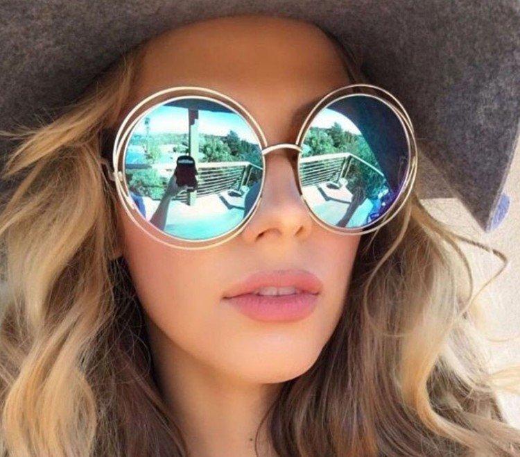 Lunettes de soleil pour femmes à la mode 2021 - photo