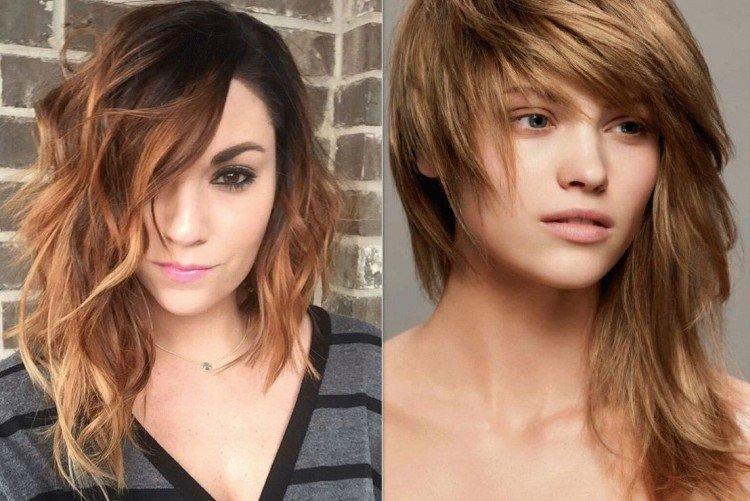 Coupes de cheveux asymétriques