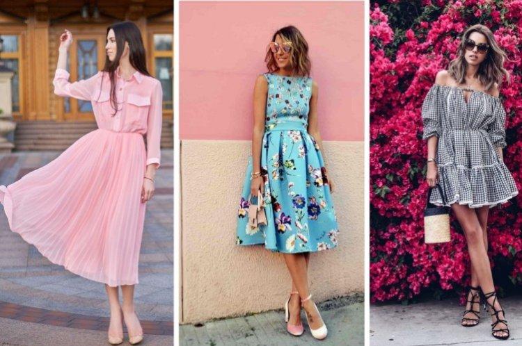 Robes, printemps-été 2021 - photos et idées