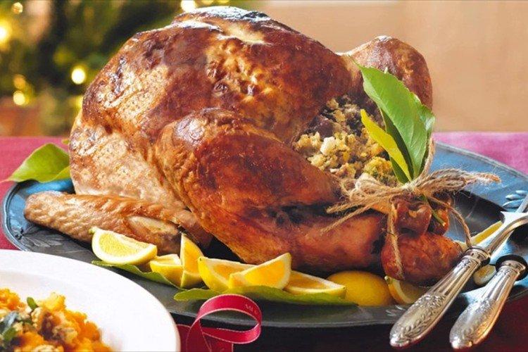 Dinde avec riz et légumes