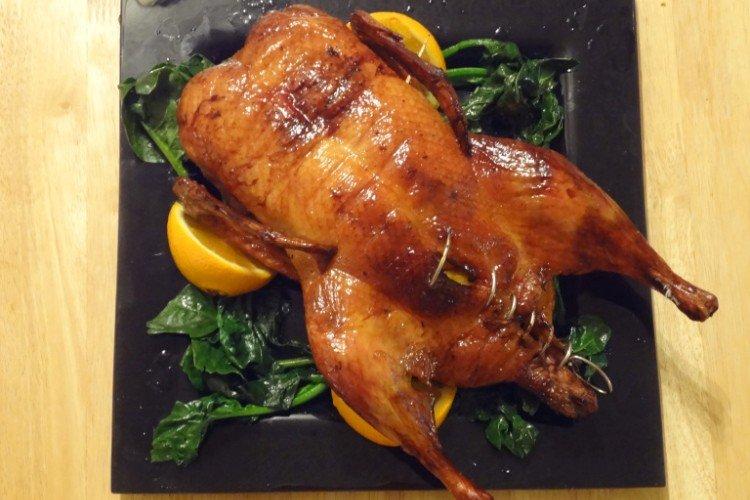 Canard à la sauce soja dans la manche