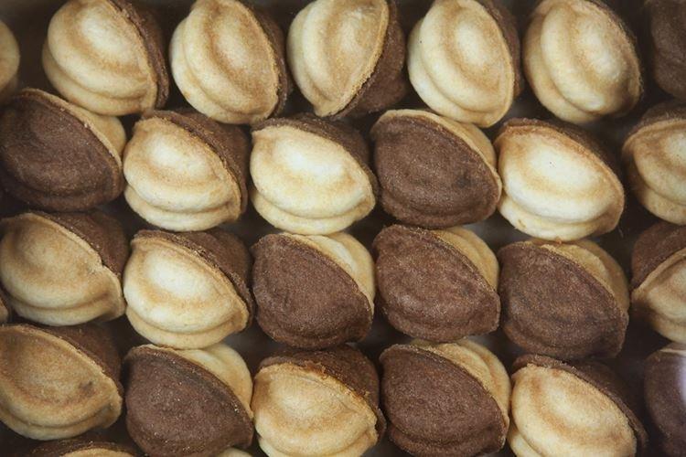 Noix de chocolat au lait concentré