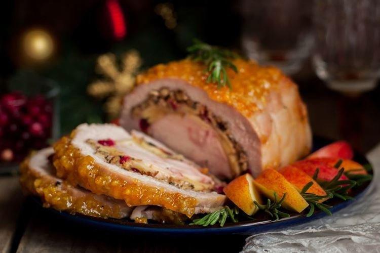 Rouleau de porc aux pommes