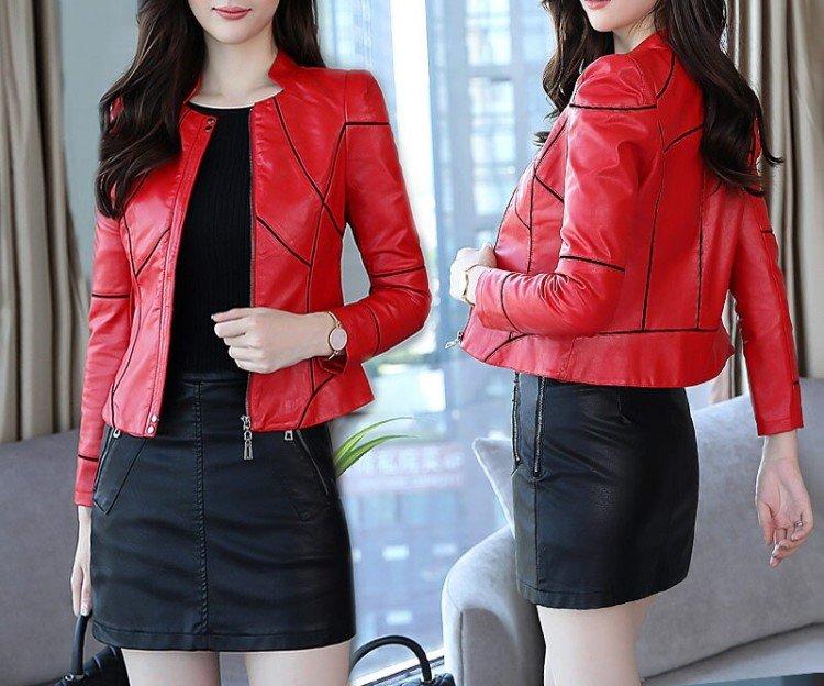 Blazers en cuir pour femmes