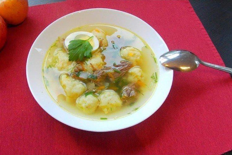 Soupe de boeuf aux boulettes