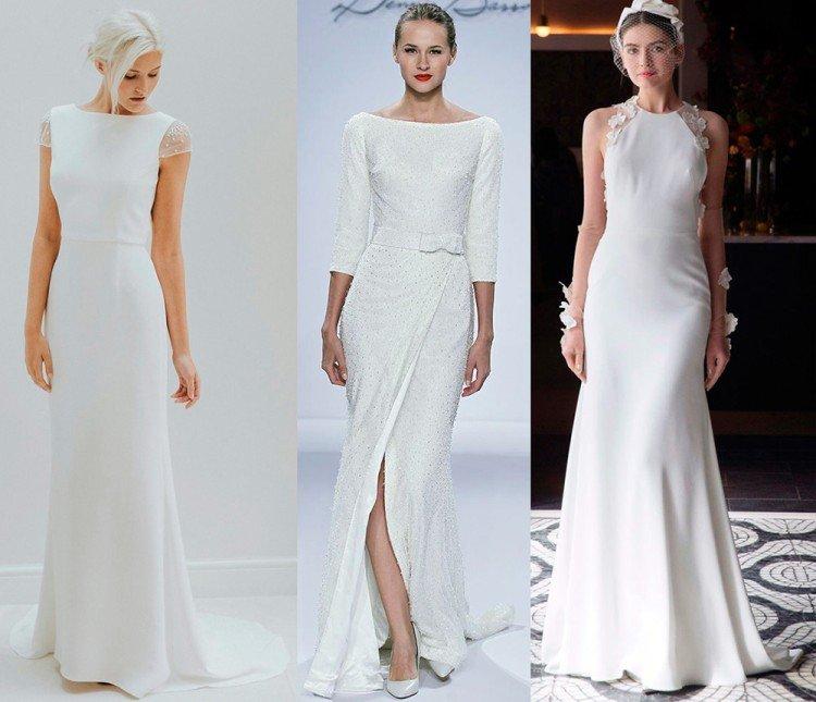 Robes de mariée dans le style du minimalisme