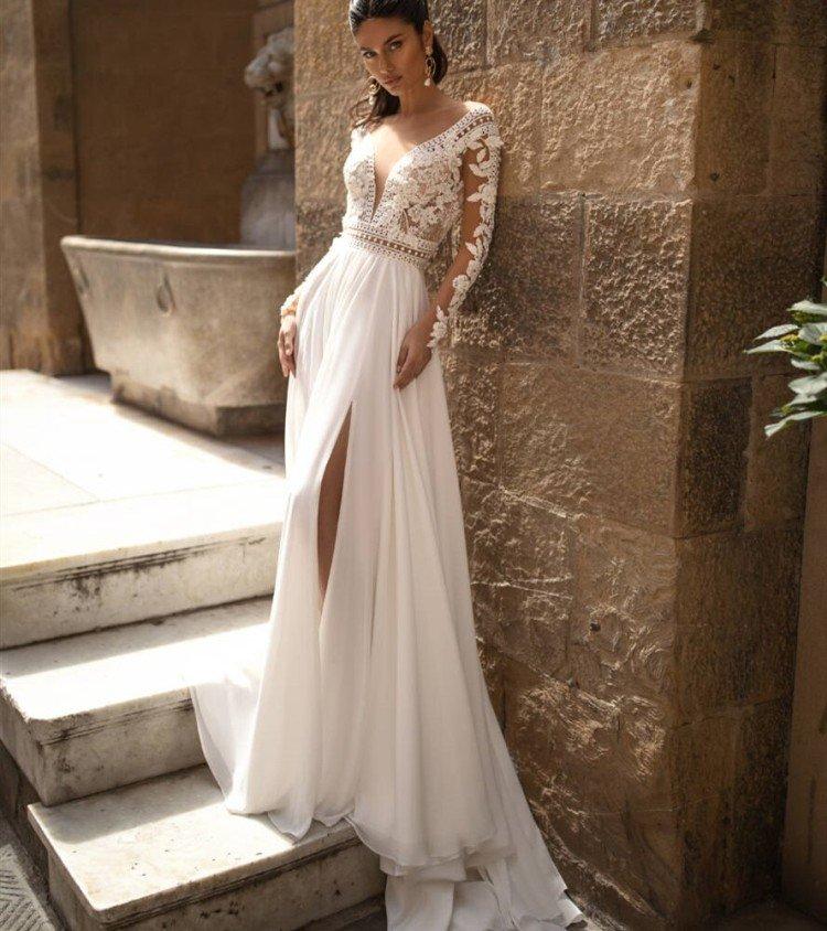 Robes de mariée à la mode 2021 - photos et idées