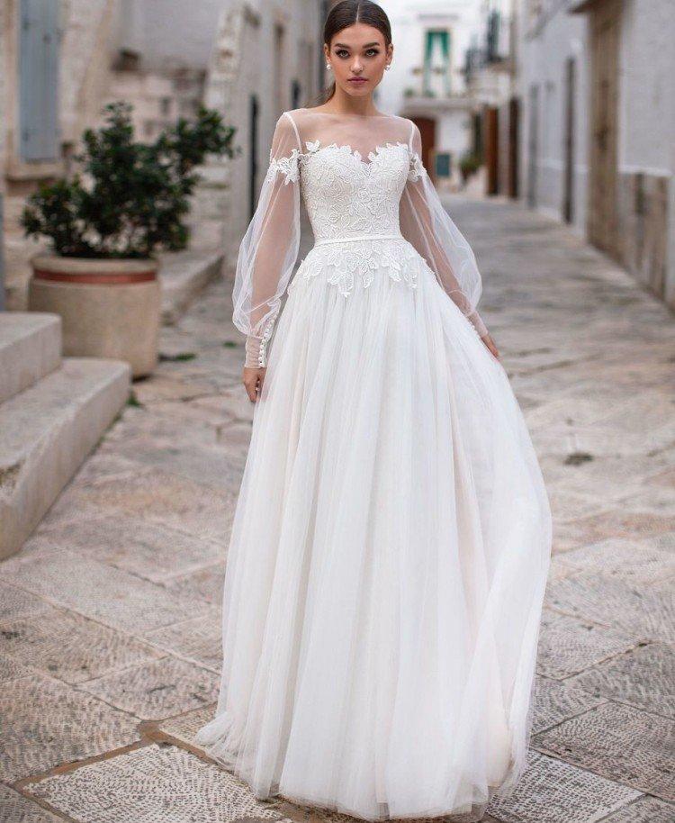 Robes de mariée à la mode 2021 - photos et idées