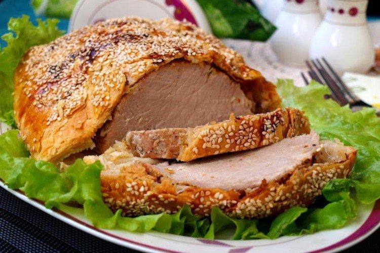 Cuisse de porc en pâte
