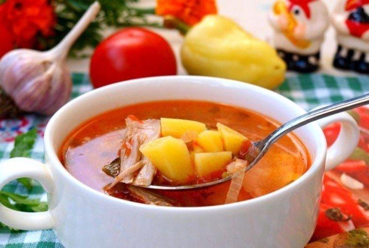 Soupe de dinde aux légumes