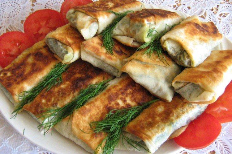 Tartes Lavash aux champignons