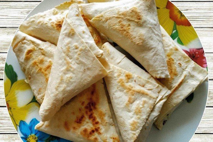 Tartes Lavash aux pois verts