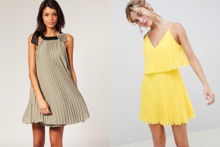 Robes d'été plissées