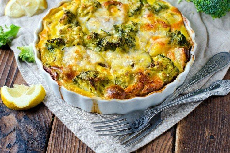 Brocoli aux aubergines