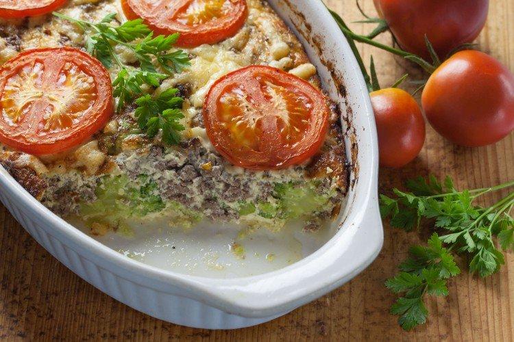 Brocoli à la viande hachée