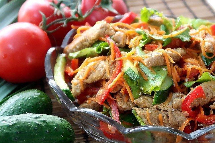 Salade de viande aux légumes