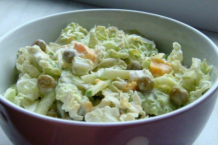 Salade de chou chinois à la viande