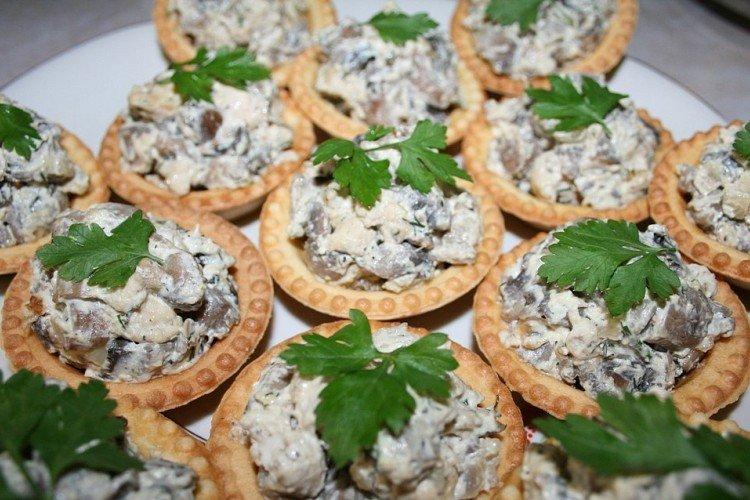 Garniture pour tartelettes aux champignons