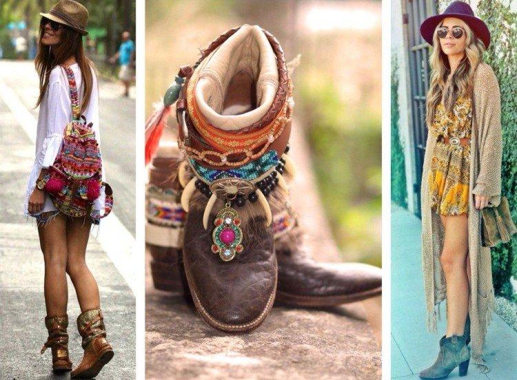 Style bohème dans les vêtements - photos et looks