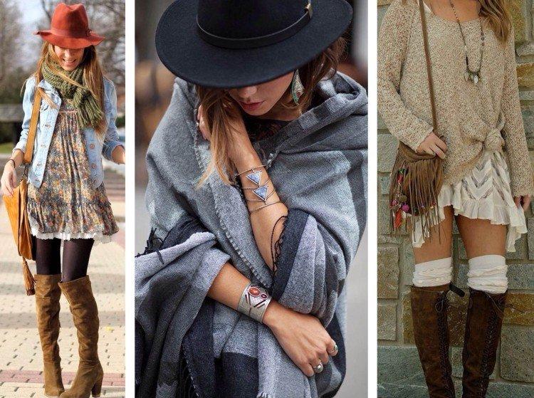 Style bohème dans les vêtements - photos et looks