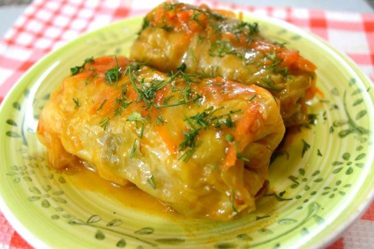 Chou de Pékin farci aux champignons