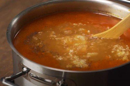 Soupe à la choucroute - une recette classique