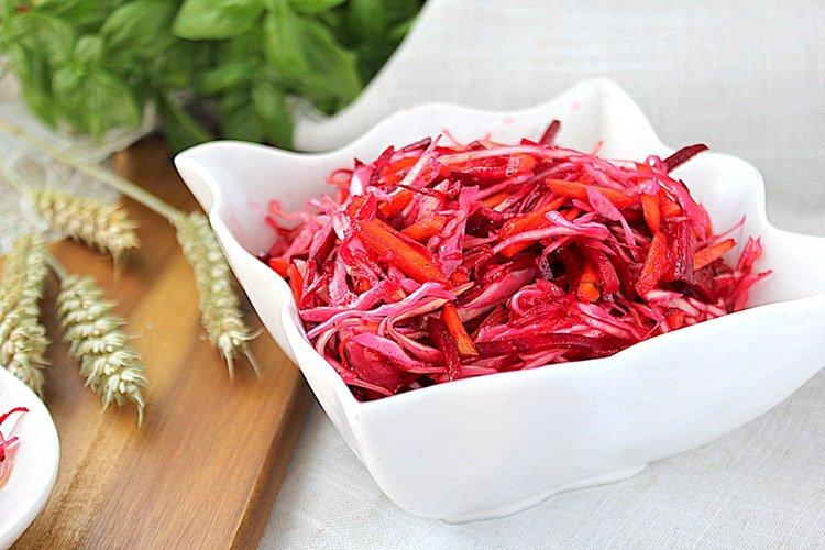 Chou coréen aux betteraves et carottes