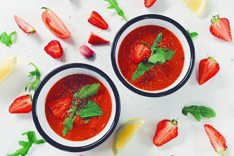 Gaspacho aux fraises