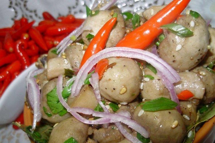 Champignons épicés coréens