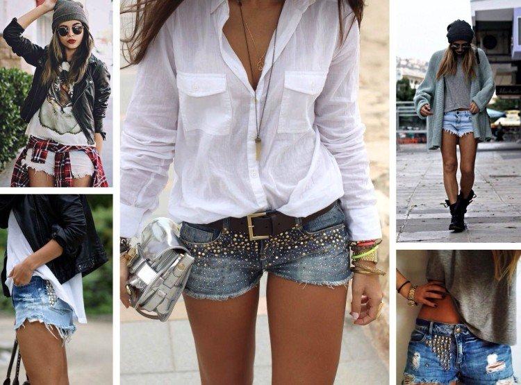 Short en jean