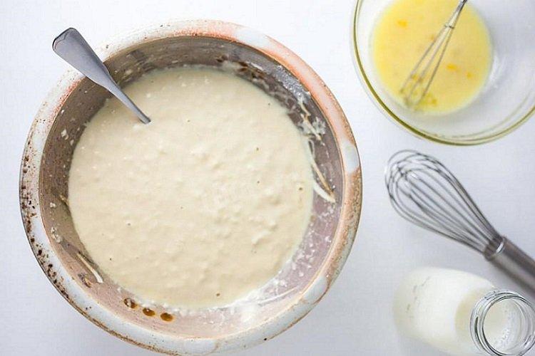 Pâte à pizza liquide