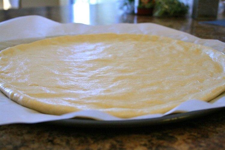 Pâte à pizza fine sans levure