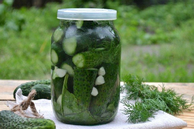 Concombres légèrement salés selon une ancienne recette