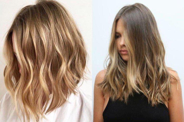 Mise en évidence sur cheveux châtain clair 2021 - photo