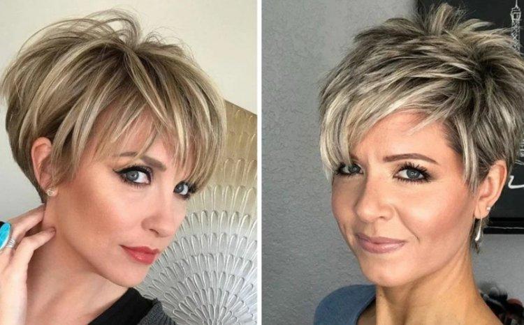 Mise en évidence sur une coupe de cheveux de lutin