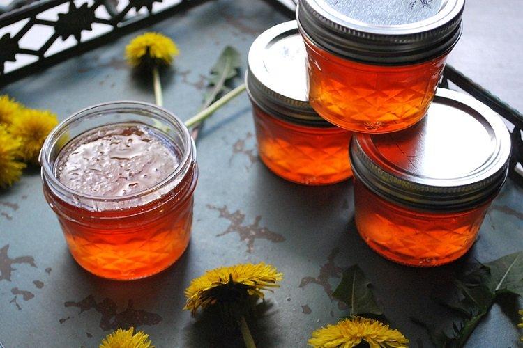 Confiture de pissenlit et de rose