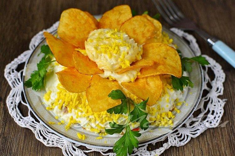 Salade de boeuf et frites