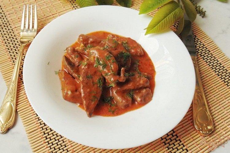 Poulet stroganoff à la sauce tomate