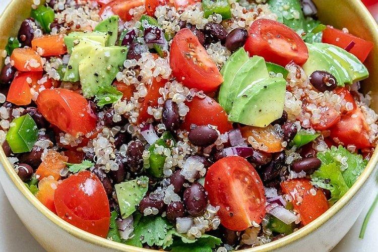 Salade de haricots rouges et quinoa