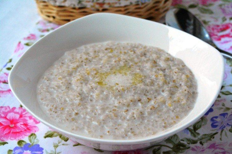 Bouillie d'orge au lait