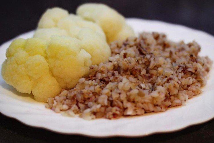 Bouillie de sarrasin au chou-fleur