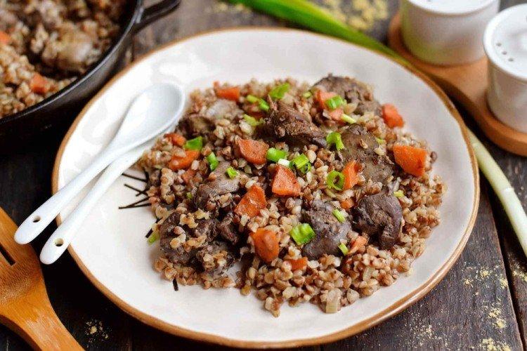 Bouillie de sarrasin au foie